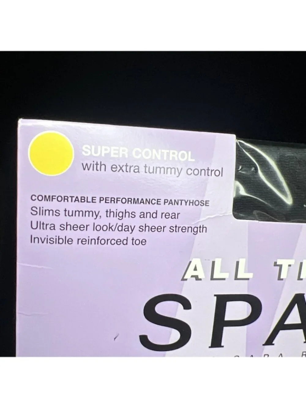 SPANX All The Way Hose BLACK Tummy to Toes Full length Super Control SIZE A
